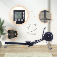 Máquina de remo ergométrica para entrenamiento cardiovascular intenso Ejercicio de cuerpo completo en una unidad de remeros de calidad