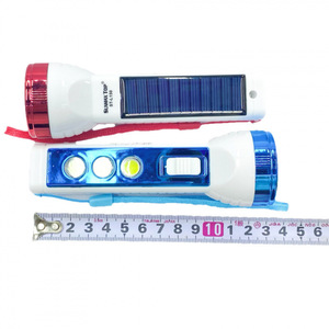 ไฟฉาย LED แบบชาร์จไฟได้ 5W P168B สองระดับความเร็ว สีแดง สีน้ำเงิน - Product Image 2