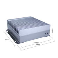 PC Industrial Personalizable con 1*Intel I219-LM 1000M LAN, 2*2.5 Pulgadas SATA HDD, Sin Ventilador, Accesorios para Computadora Industrial de 2.5 Pulgadas