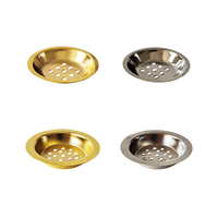 Großhandel Modernes Perforiertes Metall-Teelicht-Kerzenhalter-Set Gold & Silber Spiegelpoliert Rund Ausgehöhlte Kerzenhalter für Heim-Ambiente