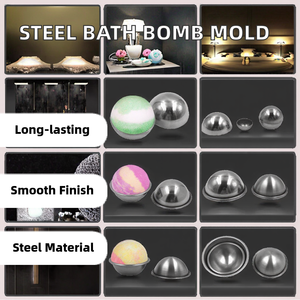 Molde de Acero Inoxidable AISI 304 para Hemisferios Huecos de 38mm, <span class=keywords><strong>40mm</strong></span>, 80mm, Molde para Bombas de Baño, Producto de Bolas de Rodamiento de Calidad - Product Image 2