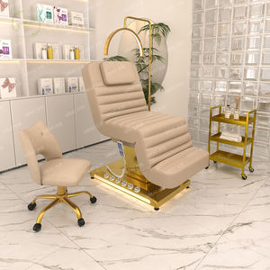 Muebles de salón modernos, cama de belleza eléctrica con motor 3/4, camas de pestañas ajustables en altura de lujo, cama de masaje calentada para Spa - Product Image 3