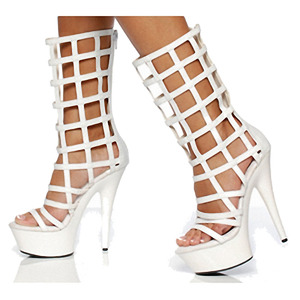 Lady's Sexy Fetishist Sex Stripper em Cama Pole Dancing Shoes Modelo de carro para barras Plataforma altamente impermeável Estilo Best-seller - Product Image 4