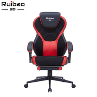 Chaise de jeu ergonomique en cuir PU, fauteuil inclinable pour ordinateur et course, avec repose-pieds et accoudoirs inclinables, pivotante – Approvisionnement direct usine