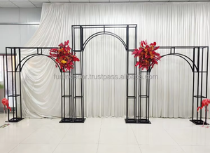FURUN moderno Metal boda flor ESTANTE Accesorios pantalla telón de fondo decorativo escenario pantalla nueva llegada decoraciones de boda - Product Image 6