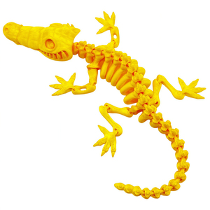 Esqueleto de cocodrilo impreso en 3D con articulación de mandíbula flexible, juguete antiestrés para escritorio, mascota de escritorio, regalo para aliviar el estrés, producto de gran venta transfronterizo - Product Image 2