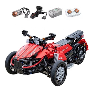 Mould King 23010 Motocicleta de Tres Ruedas con Motor, Triciclo de Juguete <span class=keywords><strong>para</strong></span> Armar, <span class=keywords><strong>Regalos</strong></span> <span class=keywords><strong>para</strong></span> Niños, Sets de Bloques de Construcción - Product Image 6
