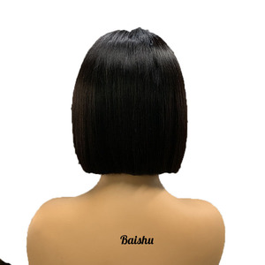 ผมมนุษย์100% ลูกไม้บ๊อบเอชดี4*4นิ้วเรียบและเป็นธรรมชาติไม่ใช้กาวสไตล์บราซิลและเวียดนาม - Product Image 6