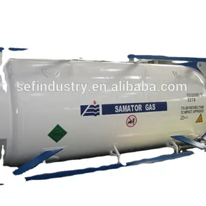 Low Pressure LOX/LIN/LAR/LCO2/LNG/LC2H4 T75 ISO Tank Container