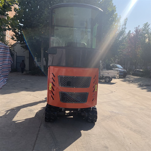 Agricultural <b>Machinery</b> 1.5 Ton 1.7 T Towable Digger Small Bagger Crawler Backhoe Mini Excavator - Product Image 5