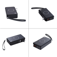 Produk Tren 2025 Terlaris 2 Baterai Eksternal Mini Power Bank Pengisian Cepat 20000mAh Dengan USB Type C untuk Semua Smartphone