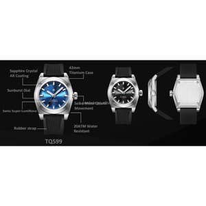 El titanio es una opción popular para las carcasas de relojes debido a su diseño elegante y moderno. - Product Image 6