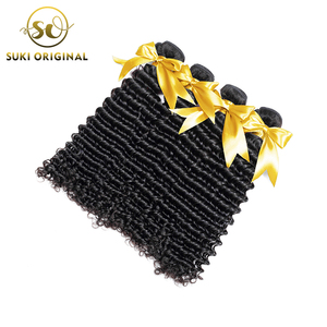 Venta superior trenzado ondulado Halo Remy de alta calidad 100% de la Virgen de Malasia paquetes de armadura extensiones de <span class=keywords><strong>cabello</strong></span> humano - Product Image 1