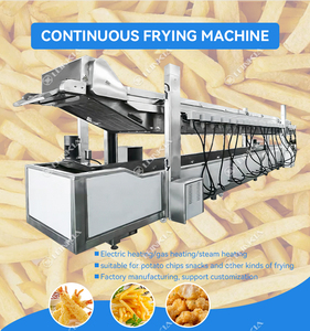 Friteuse automatique à bande transporteuse continue pour poisson, boulettes de viande, porc, poulet frit et nuggets - Product Image 4