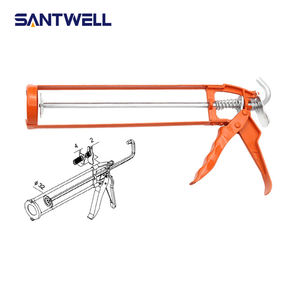 Pistolet à mastic double colonne - Pistolet manuel pour verre et produits d'étanchéité pour réparation domestique et scellement - Product Image 3