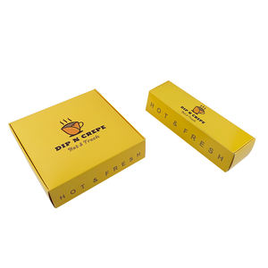 Custom <strong>Food</strong> <strong>Packaging</strong> Box for Crepe and Waffle Hot Fresh <strong>Printed</strong> Foldable Takeaway Paper Box - Product Image 4