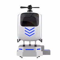 Simulador de Vuelo de Helicóptero de Realidad Virtual 9D para Interiores, para Hogar, Guardería, Aeropuerto, Centro Comercial, Parque de Aventuras y Parque Deportivo Público