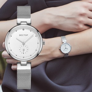 <span class=keywords><strong>2022</strong></span> nouveau DECTOP DL004 bande de maille 3ATM étanche femmes montres d'affaires - Product Image 4