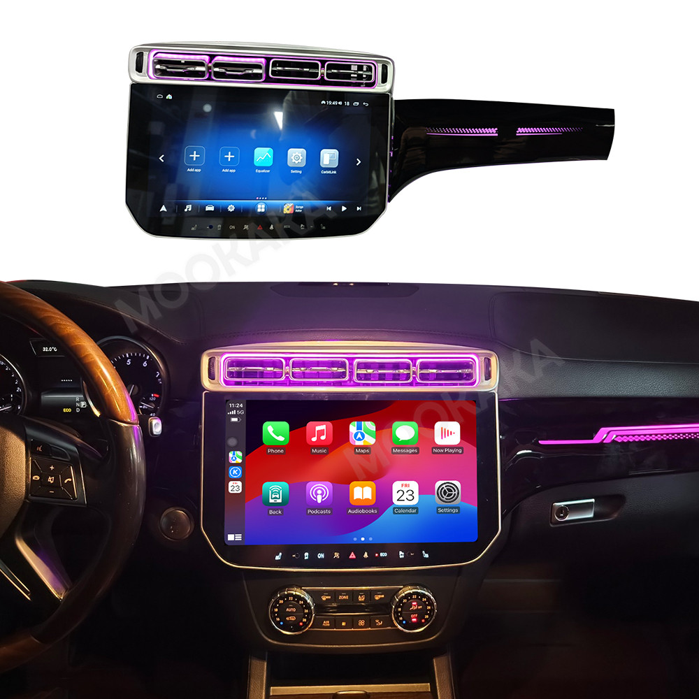 MOOKAKA 13,3 дюймов, Android для Mercedes-Benz-мл, 2013-2015, Новый, полностью подходит с окружающим светом, GPS, беспроводное автомобильное радио