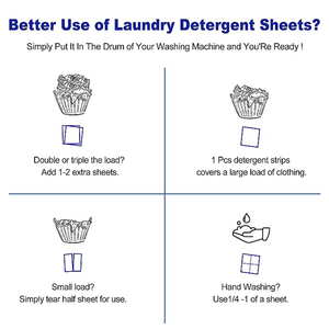 120 Sheets 240 Load Oem Customized Packing Natural Eco-friendly Long Lasting Fragrance Deep Cleaning Laundry <strong>Detergent</strong> Sheet - Product Image 2