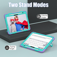 Étui robuste et résistant pour iPad Pro 11 M5 2025 M4 2024 avec béquille, sangle d'épaule, porte-stylet, design de dessin animé pour enfants OEMODM