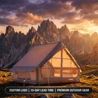 Tente gonflable professionnelle de 6,3 m², structure à poteaux pneumatiques durable, installation rapide, tente de camping familiale pour les grossistes professionnels