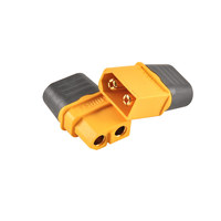 Connecteur XT60H, prise mâle et femelle, corps en deux parties, gaine noire, lame dorée pour batterie RC, câble d'alimentation ESC, lot pour magasin de loisirs créatifs
