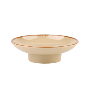 Five Harmony Melamine Plate Round Retro Style Dishwasher Safe For Restaurant Hotel Commercial Use - Product Image 2