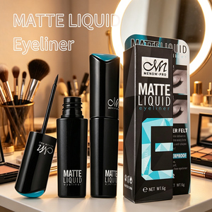 Menow E412 OEM \ ODM marque privée maquillage durable imperméable à l'eau mise en forme mat Anti-bavure liquide <span class=keywords><strong>eyeliner</strong></span> cosmétiques usine en gros - Product Image 1