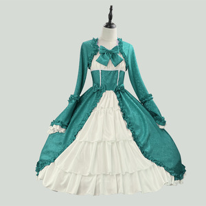 Robes gothiques, <span class=keywords><strong>robe</strong></span> de princesse lolita, manches longues, plusieurs couches, vintage, costume de cosplay d'Halloween pour femmes - Product Image 5