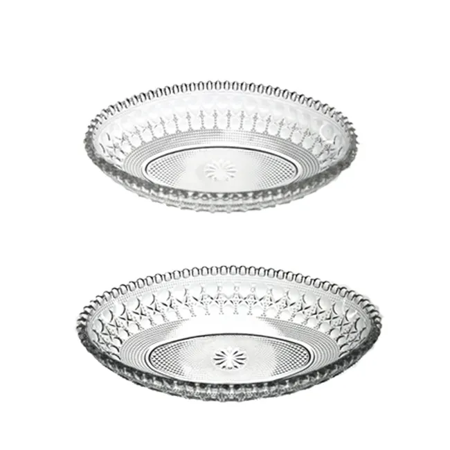 166 мм/168 мм, стеклянная тарелка среднего размера, толстое боросиликатное стекло duralex, десертная тарелка, посуда