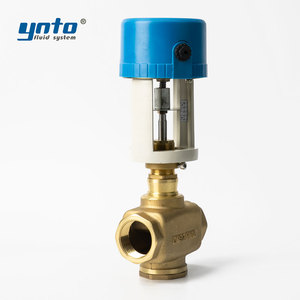 Válvula de Controle Elétrica de Latão para Água de Alta Temperatura com Compensação de Pressão de Fluxo Constante AC220V 1 1/4"-2 1/2" OEM YNTO - Product Image 5