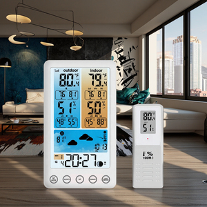 Yüksek Hassasiyetli Kablosuz Sensör Higrometre, Atmosfer Basıncı İzleme, ABS Malzeme, Alarm Fonksiyonu - ODM Destekli - Product Image 1