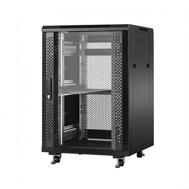 OEM Manufacturer Data Center 18U 19 Inch Rack Network Cabinet Cold-rolled Steel IP20 Protection Stock Integrated Wiring Solution