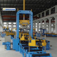 Machine d'assemblage automatique de poutres en H Zhouxiang, ligne de production de structures en acier avec tension 220V/380V