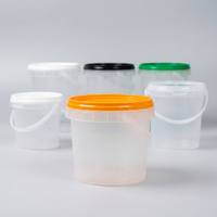 Contenitori per Gelato in Plastica Trasparente, Secchielli Rotondi per Congelatore, Vaschette in Plastica per Dessert Fatti in Casa e Uso in Cucina
