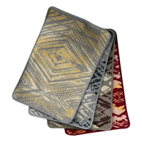 Nouveau produit : Tissu de moquette jacquard hydrofuge en rouleau, 350g, polyester, résistant aux taches, pour salle à manger, couloir, véranda