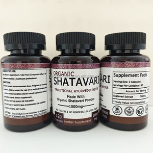 120 캡슐 유기농 샤타바리 캡슐 샤타바리 뿌리 분말 추출물 보충제 - Product Image 6