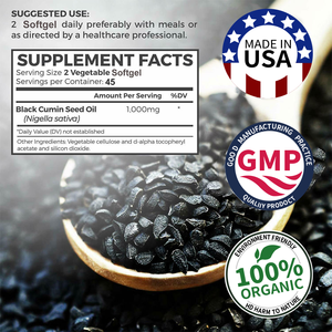 2025 Proveedor de fábrica Etiqueta privada Cápsula de aceite de semilla negra vegetal Cápsula de gelatina blanda prensada en frío Vitamina - Product Image 2