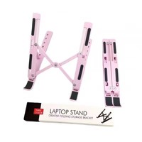 Support d'ordinateur portable pliable et réglable en plastique, support vertical pour ordinateur portable, support pour tablette PC en ABS