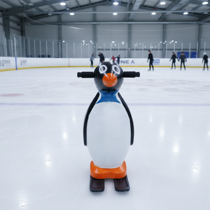 Supporti per <span class=keywords><strong>Pattinaggio</strong></span> per Bambini in Plastica a Forma di Delfino e Pinguino con Pattini Protettivi Antiscivolo per Pista di Ghiaccio - Product Image 6