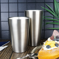 Tasses en métal de 6 oz à double paroi isolées sous vide, mugs de camping, verres à eau, tasses réutilisables en acier pour barbecue et fêtes à domicile