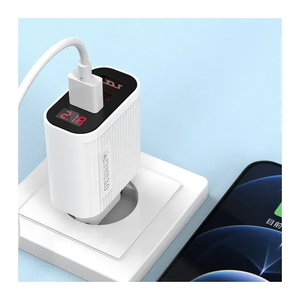 <span class=keywords><strong>Cargador</strong></span> de carga rápida de alta calidad 5V 2A 3USB con enchufe de la UE con Cable USB para teléfono móvil 2 cargadores Usb para Xiaomi <span class=keywords><strong>Huawei</strong></span> - Product Image 2