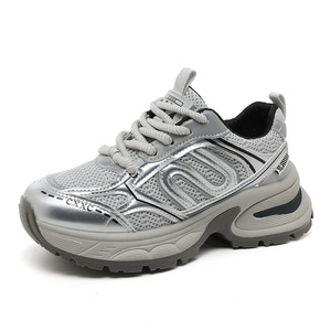 Nouvelles Chaussures Lacées LYKU pour Femmes 2026 – Tendance Sportive Respirante et Légère en Maille Antidérapante avec Tige en PU Intemporelle – Été Automne - Product Image 2