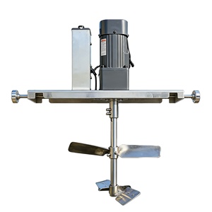 Mélangeur de nourriture, de soupe et de sauce de haute qualité en acier inoxydable, capacité de 150 L, 500 W, vitesse réglable, avec support pour la cuisine - Product Image 2
