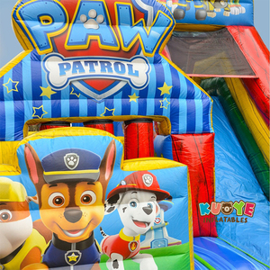 Paw <span class=keywords><strong>Inflatable</strong></span> tuần tra thư bị trả lại Nhà chơi khu vực <span class=keywords><strong>Inflatable</strong></span> chủ đề vui vẻ thành phố Công viên trượt bơm hơi - Product Image 6