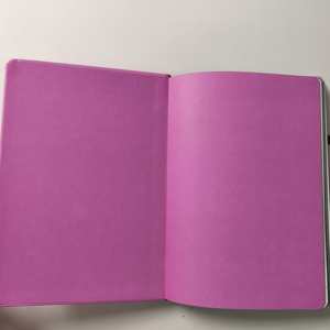 Agenda 2026 <span class=keywords><strong>de</strong></span> Tapa Dura con Papel <span class=keywords><strong>de</strong></span> Color Puro Personalizado al por Mayor A5 con Banda Elástica en Rosa Ruso - Product Image 2