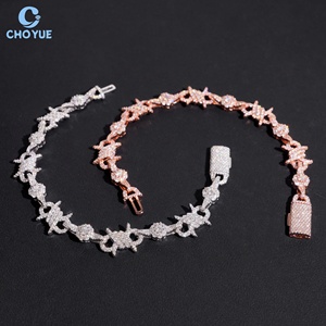 Hot Sale Moissanite Cuban Link <b>Bracelet</b> 13mm Rhodium Plated <b>Solid</b> 925 <b>Silver</b> Hiphop Iced Out Jewelry - Product Image 2