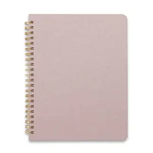 2021 Cheap Custom Printing A4 A5 100-Sheet Blank Dotted Grid Paper Loose Leaf Lay Flat Hard Cover 5 Subject Spiral Notebook