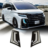 Feux de jour (DRL) pour pare-chocs avant Toyota Vellfire AGH40 2024-2026, 3 couleurs au choix, clignotants séquentiels, Plug & Play, sans erreur de code